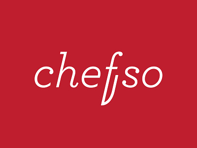 So Cheffy chef housewife kitchen kitchenware ligature logos moms wordplay