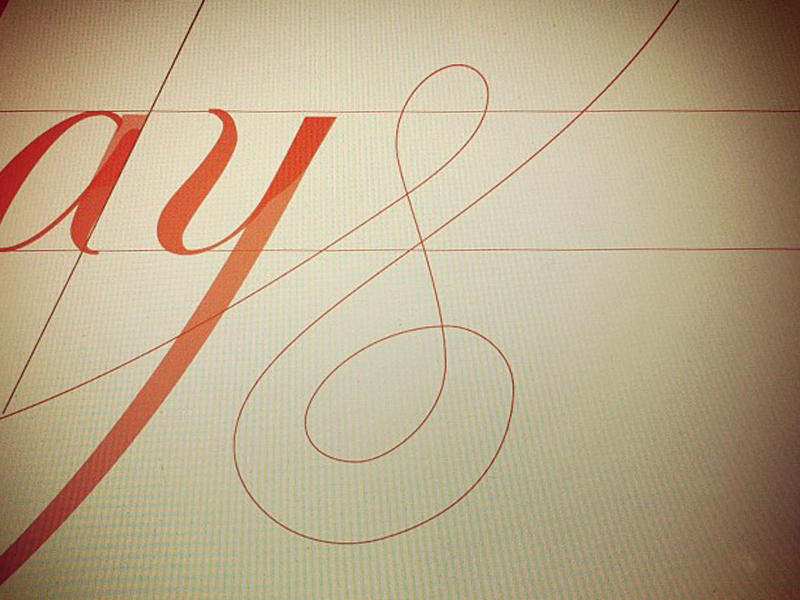 S Is For Scripts spencerian roundhand script zanerian alphabets haireline vector swash ligatures illustrator type typography type tuesdays screenshot