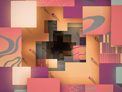 Port Ambedo I motion graphics illustration animation 2d