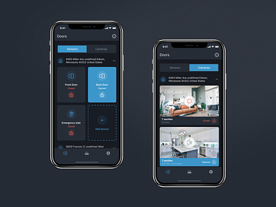 Smart home app 🏠📱 app aqara camera control design door home homekit ios iot mobile ui sensors smart home smarthome ui ux xiaomi