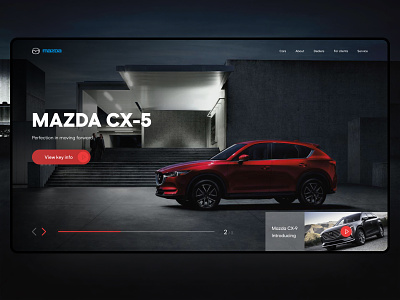 Mazda promo page