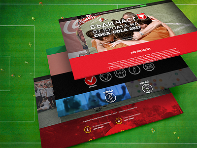 Coca-Cola Cup Tournament Bulgaria children coca cola football graphic design hall of fame school tournament uiux web design