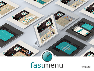 FASTMENU Website app design branding concept corporate identity fast graphic design logo restaurant app take away ui ux design uiux web design