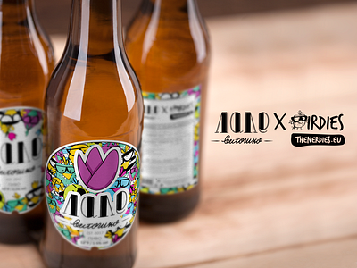 Vitoshko Lale x Birdies Nerdies Collab beer beerlabel character character design design graphic deisgn illustration label label design labeldesign lager rebrand