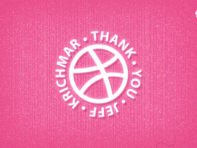 Animated First Shot animated animation debut dribbble first shot gif invitation invite motion silent movie thank you thanks