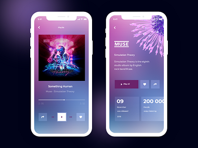 Daily Ui Challenge 009 — Music Player 009 adobe xd app concept daily ios mobile music player