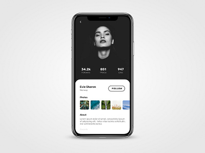 Profile Page UI