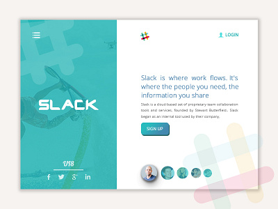 Ui8 Slack app design artist debut graphic art graphic design player user experience user interface ux web app web design wireframe