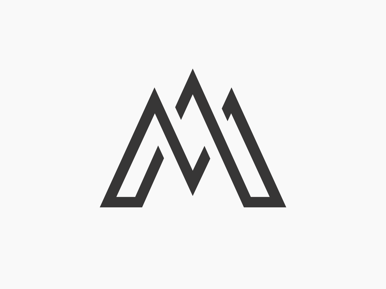 M letter logo design by Soufian Ait Saad on Dribbble