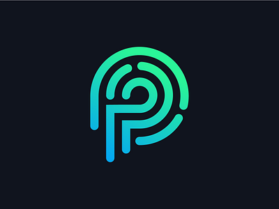 P Letter Logo by Soufian Ait Saad on Dribbble