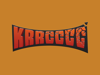 KRRCCCC brand crunchy grunge identity logo typography