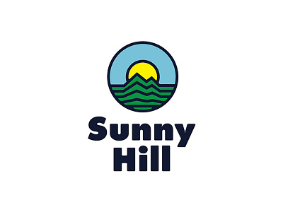 [Day 4] Sunny Hill daily challenge design hill logo redesign sunny