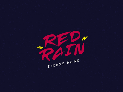 [Day 9] Red Rain brand brush company daily daily challenge hand lettering logo rebrand redesign script