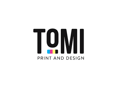 [Day 14] Tomi Print brand branding challenge cmyk company daily daily challenge logo print rebrand rebranding redesign