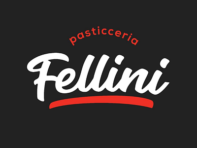 [Day 25] Fellini brand company daily daily challenge lettering logo rebrand redesign