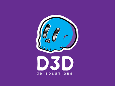 [Day 1] D3D - 3D Solutions brand branding daily challenge logo