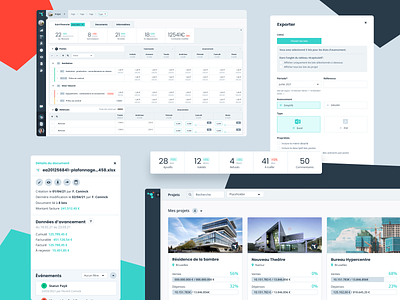 Smartbeam — Budget Management for Constructions app construction construction software dashboard data form layout mobile saas saas app table ui ux