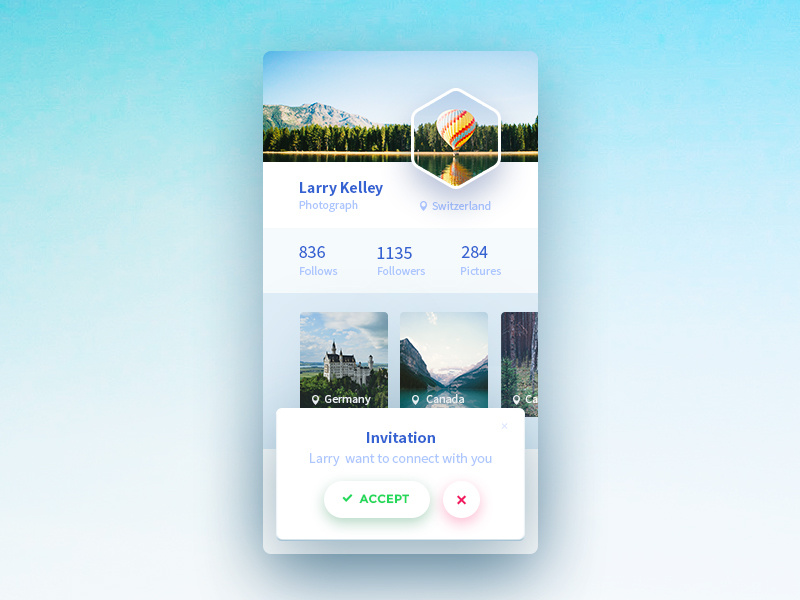 078 DailyUI — Pending Invitation by Adrien Gervaix on Dribbble