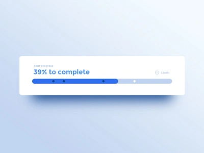 086 DailyUI — Progress Bar 086 bar dailyui progress ui