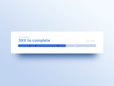 086 DailyUI — Progress Bar 086 bar dailyui progress ui