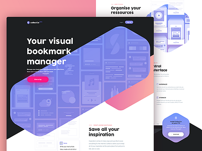 Collect.io — Landing page