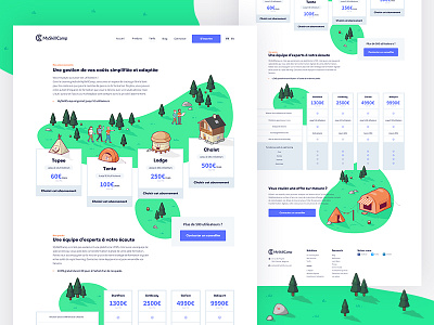 MSC — Pricing Page camp digital elearning forest green landing page learning msc myskillcamp shape