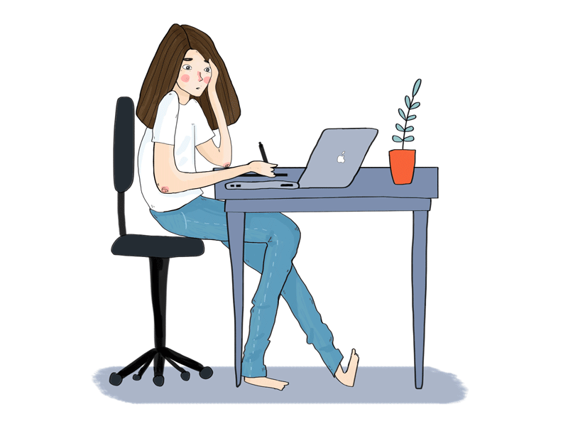 I love to design, illustrate, and eat pizza. illustration digitaldrawing