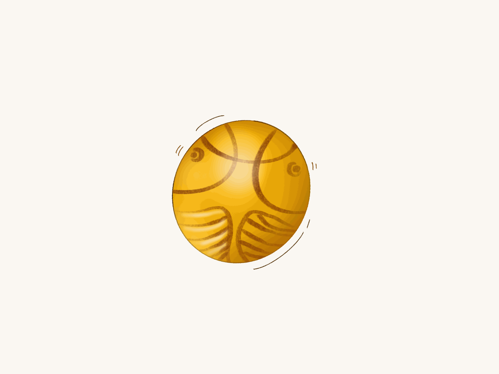 The Golden Snitch - Harry Potter Fan's 2d goldensnitch harrypotterfan illustration procreate quickanimation