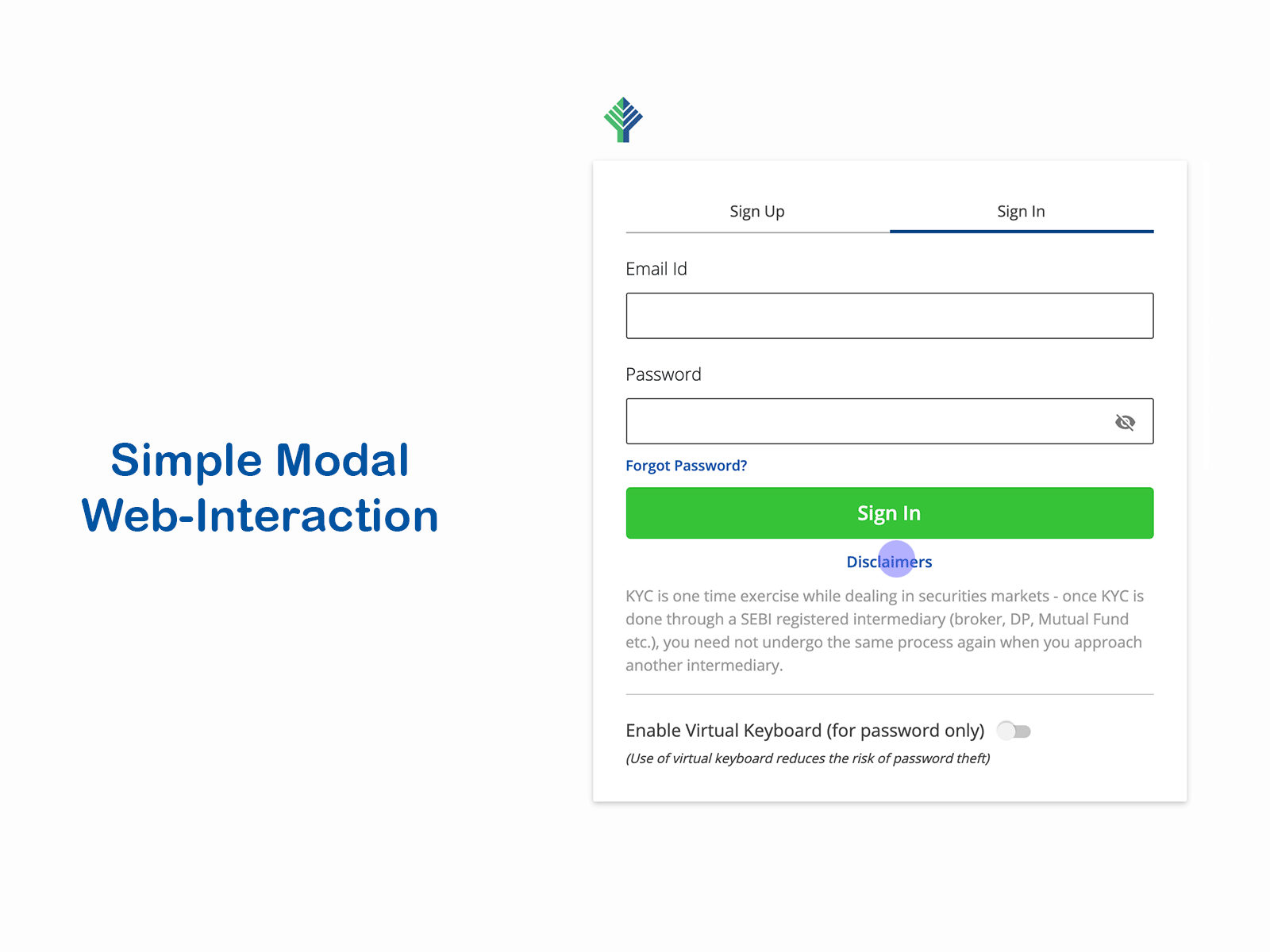 Modal Interaction adobe xd interaction ui user interface ux