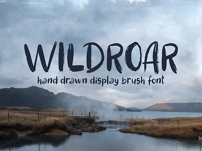 Wildroar hand drawn font