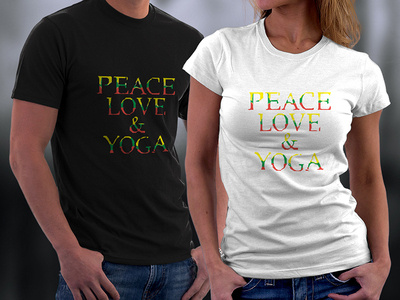Peace love & yoga T-shirts beautiful fitness love meditation motivation nature peace shirts yoga yoga shirts