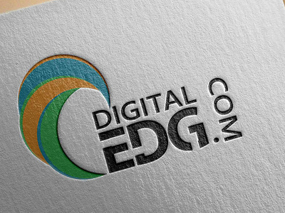 Digital edg logo art beautiful branding design digital drawing energy icon illustration logo typography ui ux vector