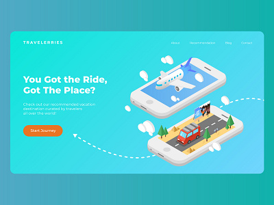 Travel Website Landing Page