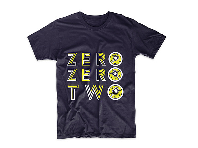 Zero Zero Two T-shirt design app branding fatherday fatherdays happyfathersday identity illustrations logo tshirt design typography