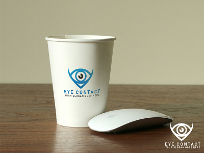 ''Eye Contact'' Logo design logoart logodesigner logomania logopedia logotipos logotypes