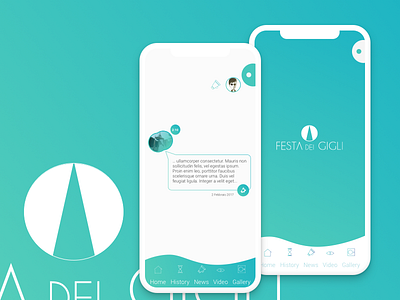 Concept Gigli App app design inspiration sketch ui ux