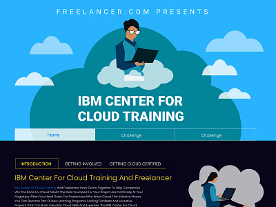 Center for Cloud Training app design icon illustration ui ux vector