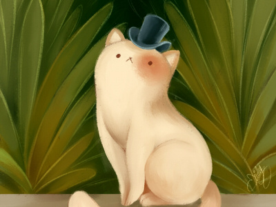Mr.Cat animal cat character design children book illustration cute