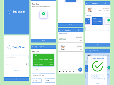 Snapscan redesign app design mobile app mobile app design mobile ui payment app snapscan ui uichallenge ux