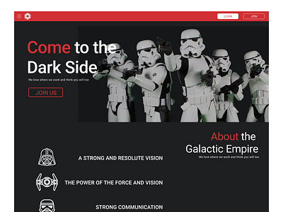 GAlactic Empire Login Page