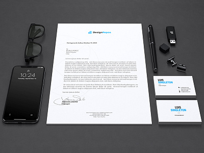 Carbonic Stationary and Branding Mockup