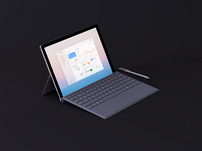 Minimal Surface Pro Mockup cortana freeai freepsd laptop microsoft mockups surface vector laptop windows windows10