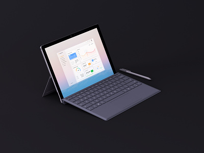 Minimal Surface Pro Mockup