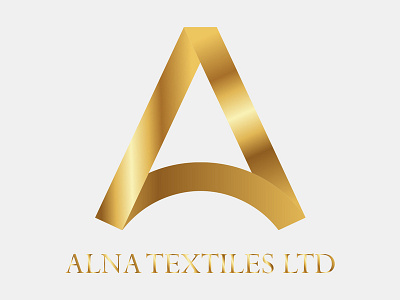 Alna Textile Logo banner branding design icon illustration logo typography vector