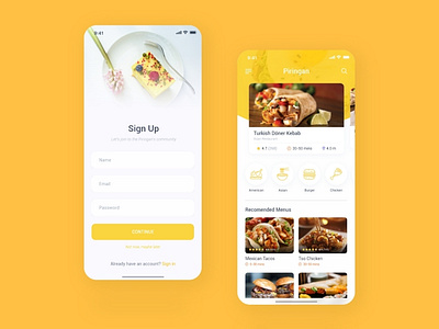 Piringan - Food Delivery Concept by Ari Lukman P. on Dribbble