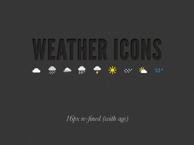 Weather Icons Refined Again icons icon weather