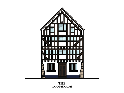 The Cooperage building history illustration newcastle old pub