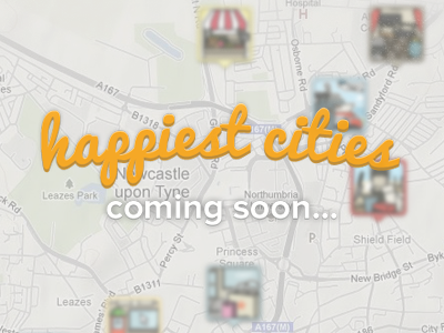 happiest cities badges cities coming soon happiest icons loyalty map orange rewards