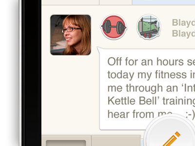 Happiest App app avatar badges feed ios iphone