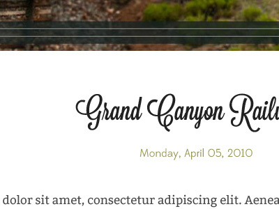 Grand Canyon grand canyon minimal site theme website wordpress